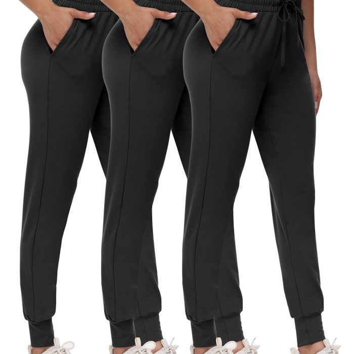 “Cropped Black Sweatpants – New 3‑Pair Set | Athleisure Staple for 2025”